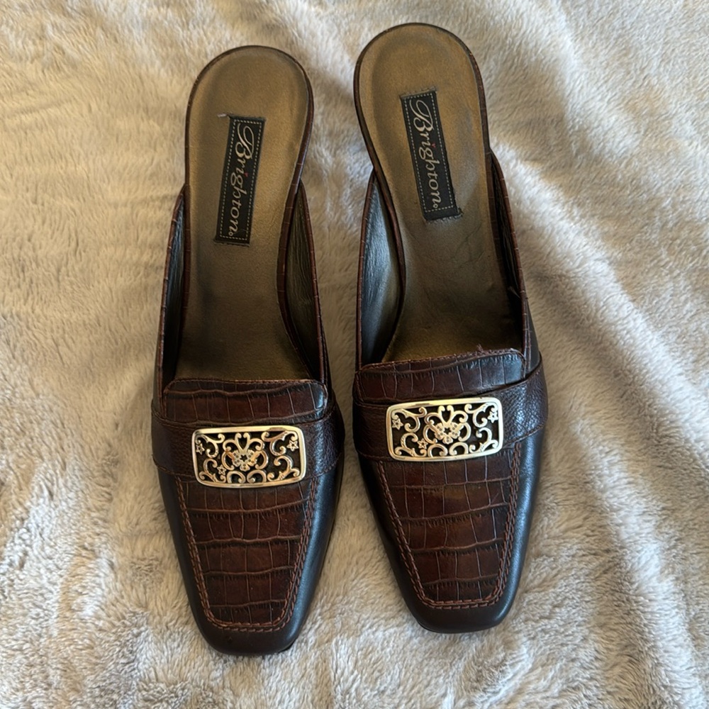Gently Worn Size 9 Brighton Mules